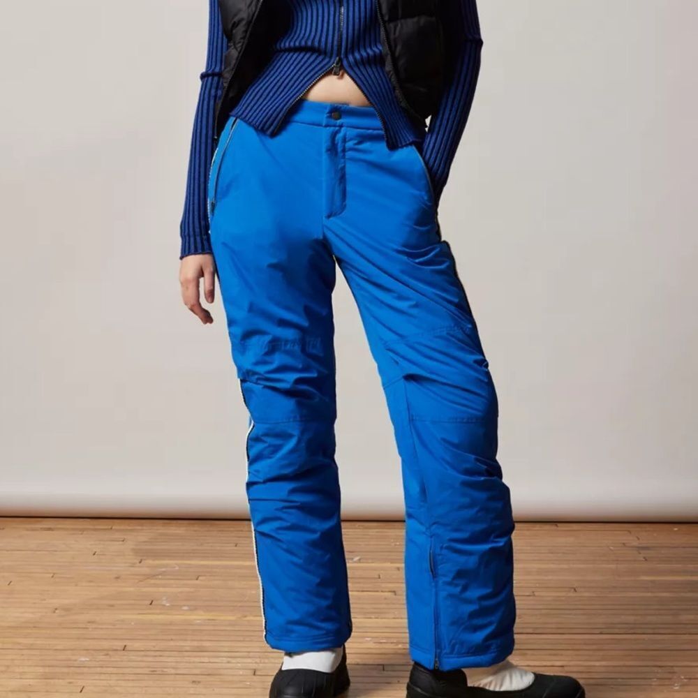 Urban Outfitters BDG Nina Nylon Ski Pant Blue‎ Size 8 NWT in packaging